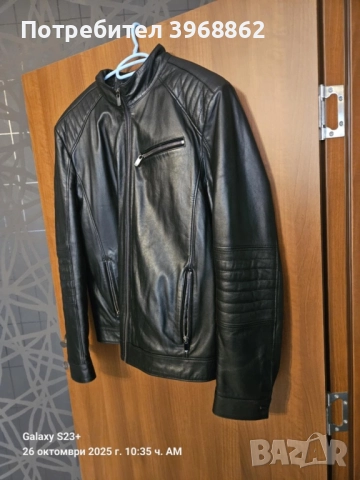 Кожено яке , снимка 3 - Якета - 52215210