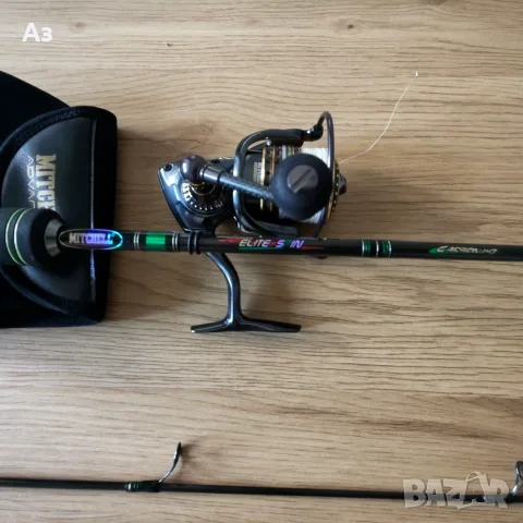 Лайт спининг комплект Mitchell: Въдица Elite Spin 6'0" (2-8g) + Макара Mag-Pro Lite 500 , снимка 5 - Въдици - 56136080