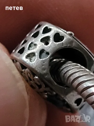 сребърна гривна Pandora .Pandora., снимка 12 - Антикварни и старинни предмети - 55942234