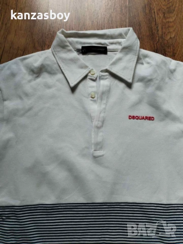dsquared2 - страхотна мъжка тениска КАТО НОВА Л, снимка 4 - Тениски - 50526065