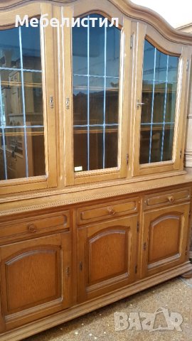 Бюфет-контрабюфет от масив, снимка 3 - Бюфети - 42621949