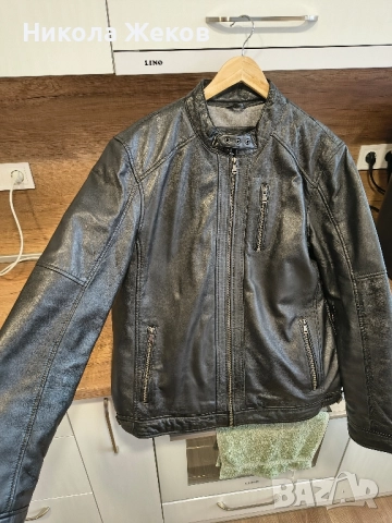 Мъжко ново яке от естествена кожа