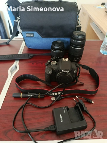 Canon 2000D + 2 Обектива | В ГАРАНЦИЯ до 05.2027 +Чанта Think Tank, снимка 4 - Фотоапарати - 54320074