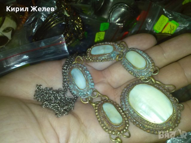 ОСМАНСКА САЧАНЕНА СЕДЕФЕНА ОГЪРЛИЦА МНОГО СТАРА 9313, снимка 5 - Антикварни и старинни предмети - 29629866