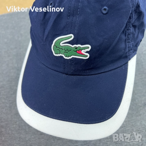 Оригинална Lacoste Sport Шапка с Козирка One Size Синя, снимка 4 - Шапки - 52975509