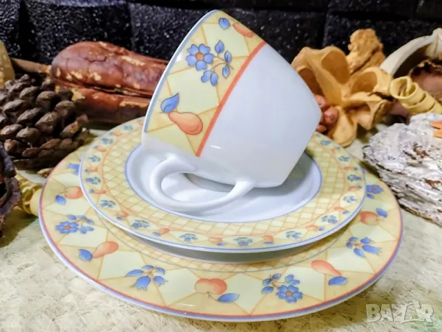 Три тройни сета за  кафе, чай и капучино. Germany, снимка 8 - Сервизи - 49012028
