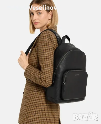 Чисто нова мъжка чанта Michael Michael Kors Leather backpack Cooper, снимка 5 - Чанти - 56494970
