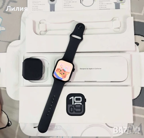 Смарт часовник Apple Watch 10, снимка 8 - Мъжки - 51085292