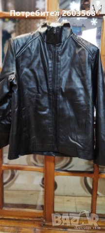 Кожено спортно яке! , снимка 6 - Якета - 39313403