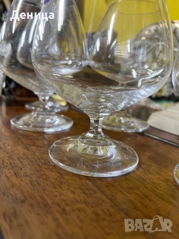 Сервиз за коняк Кристално стъкло  Вместимост-350мл Формата ма чашата е създадена да пасва идеално в , снимка 7 - Чаши - 52556489