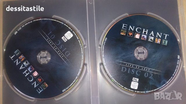 ДВД диск с концерт на група ENCHANT, снимка 3 - DVD дискове - 37178043