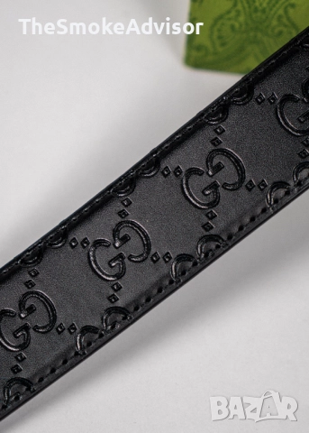 Колан Gucci Snake Double G – черен, 100% естествена кожа, снимка 7 - Колани - 52186896