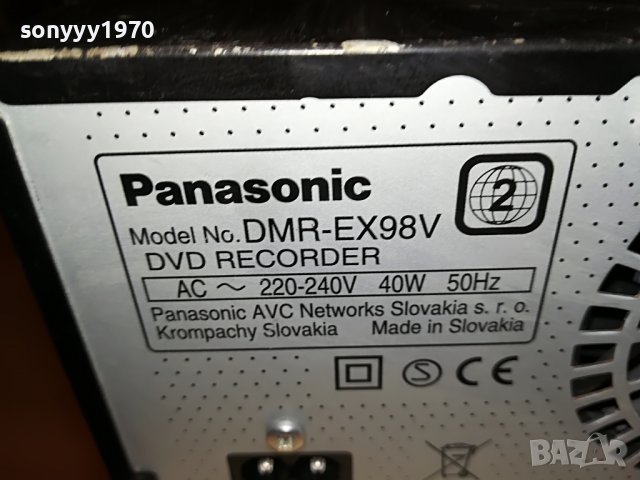 PANASONIC DMR-EX98V VIDEO/HDD/DVD/USB/HDMI-ВНОС GERMANY 1408221420, снимка 17 - Плейъри, домашно кино, прожектори - 37689278