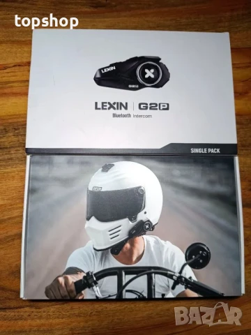 НОВ интерком LEXIN G2P Bluetooth слушалка за мотоциклетна каска, FM радио, 6 корпуса, универсално..., снимка 10 - Аксесоари и консумативи - 50556190