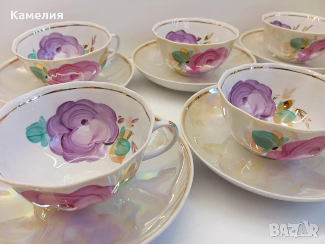 Руски порцелан , снимка 4 - Чаши - 50906272