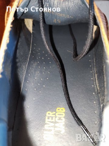 Стилни мъжки официални обувки от естествена кожа Oliver Jacob №43, снимка 8 - Официални обувки - 37270207