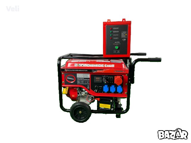 Бензинов агрегат за монофазен и трифазен ток(комбиниран) 7.5 Kw с ATS табло