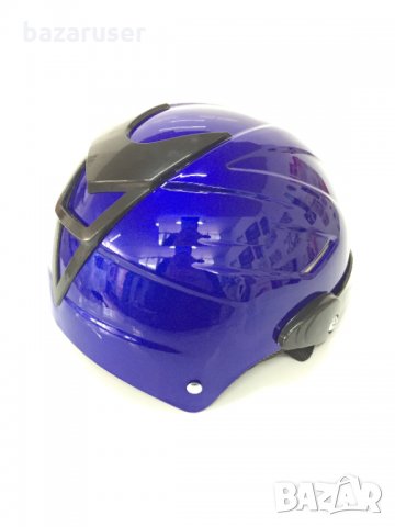 Нова Каска за Мотор Тип Каскет-Черна/Червена/Синя/Бяла А-174, снимка 14 - Аксесоари и консумативи - 33918839