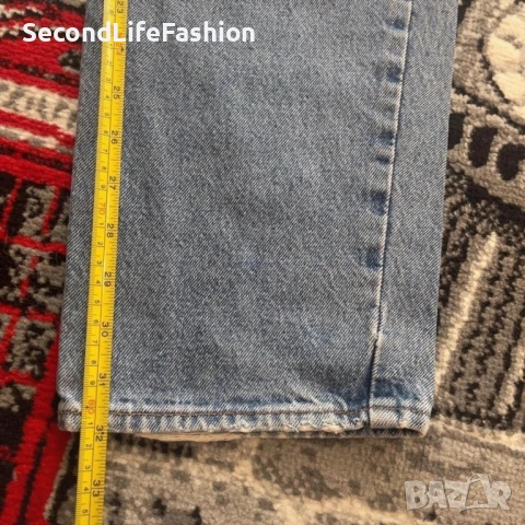 Винтидж дънки United Colors of Benetton с висока талия, размер 48, 80-те, снимка 4 - Дънки - 53270806