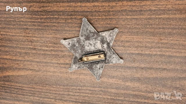 Шерифска значка, снимка 3 - Други ценни предмети - 52013990