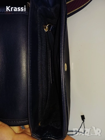 Синя чанта Tommy Hilfiger , снимка 10 - Чанти - 52954618