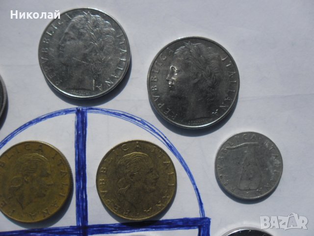 Лот монети Италия , лири, снимка 9 - Нумизматика и бонистика - 30397674