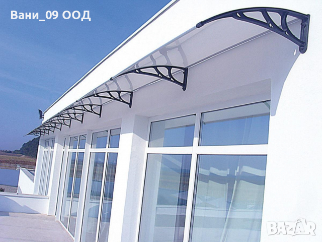 100×60см Навес за врата или прозорец, снимка 3 - Градински мебели, декорация  - 36529195