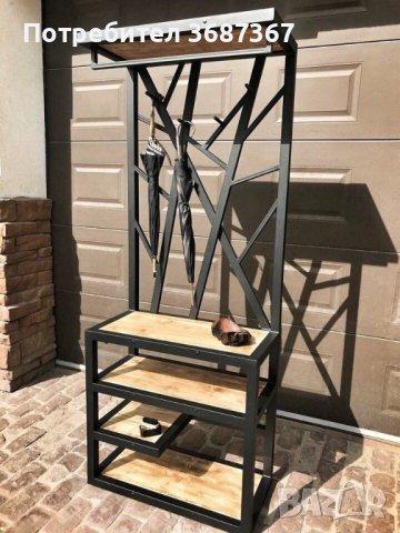 Закачалки , стойки за обувки и портманта от ковано желязо, снимка 5 - Закачалки - 40262928