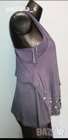 Два различни броя / Декорирана туника с изрязан гръб "Express" и "Chicoree" , снимка 12 - Туники - 26303397