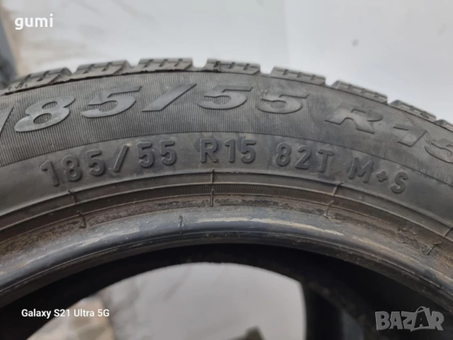 2бр зимни гуми 185/55/15 PIRELLI L03613 , снимка 4 - Гуми и джанти - 51336760