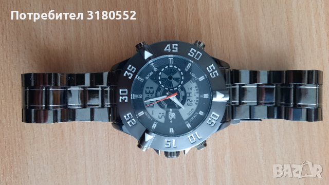 CASIO Edifice-мъжки часовник-water resistant-stainless steel, снимка 7 - Мъжки - 44531754
