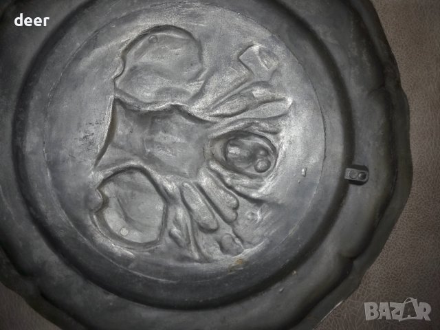 Цинкова чиния за стена, снимка 2 - Картини - 36926175