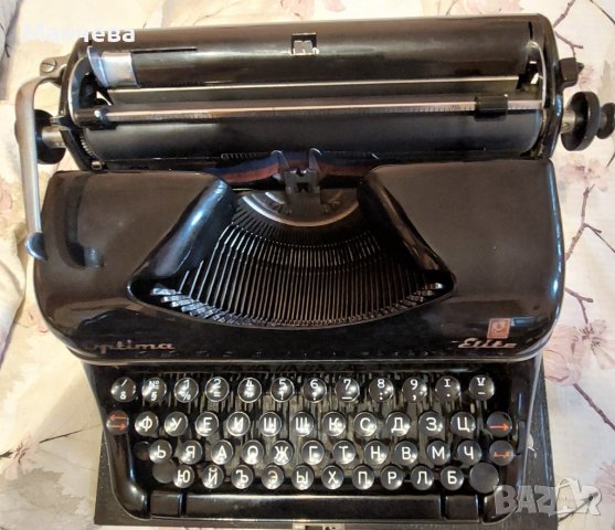 Пишеща машина Оптима Елит, снимка 2 - Антикварни и старинни предмети - 42680992