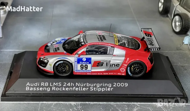 Audi / Ауди R8 LMS Nurburgring - 1/43 - Schuco, снимка 6 - Колекции - 56090628