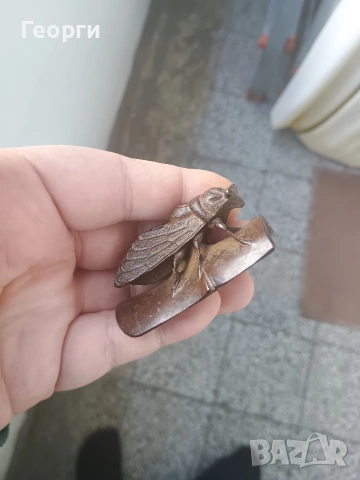 Бронзова цикада, снимка 8 - Колекции - 53095714