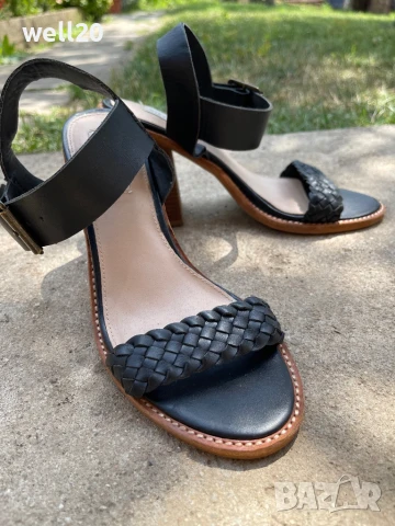 Сандали естествена кожа и дървена подметка Steve Madden, снимка 4 - Сандали - 51140257