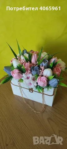 цветя от глицеринов сапун!, снимка 11 - Изкуствени цветя - 49572727