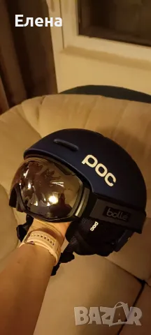 Ски, сноуборд каска POC Fronix Spin и маска Bolle Tsar, снимка 3 - Зимни спортове - 48981220