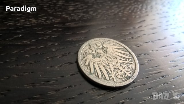Райх монета - Германия - 5 пфенига | 1900г.; серия A, снимка 2 - Нумизматика и бонистика - 30947388