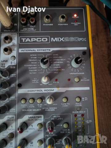 миксер, снимка 3 - Ресийвъри, усилватели, смесителни пултове - 52180919