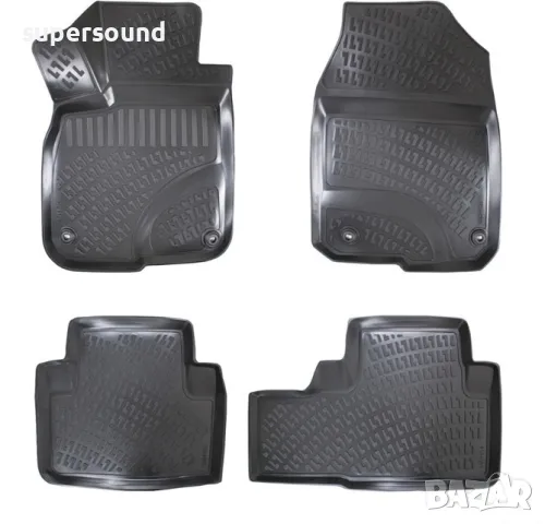 Гумени стелки съвместими с Citroen C4 04-10, снимка 1