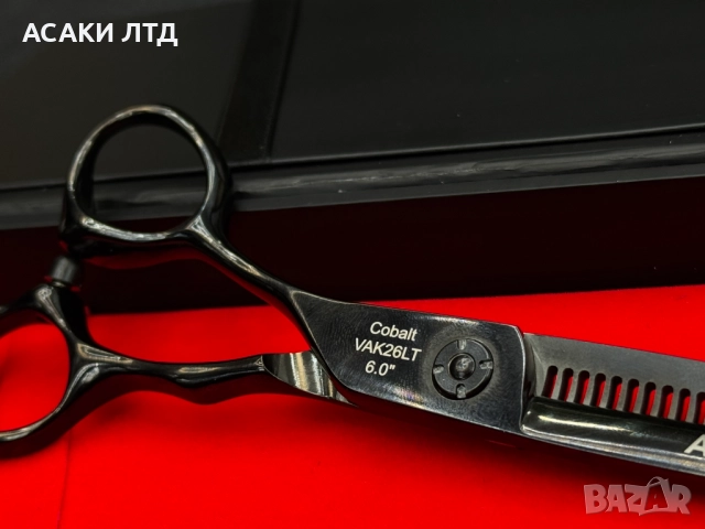 ASAKI ФРИЗЬОРСКА ФИЛАЖНА НОЖИЦА/THINNING ЗА ЛЯВА РЪКА 6.00 inch, снимка 3 - Фризьорски принадлежности - 52328067