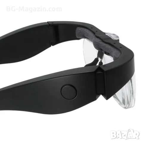 Акумулаторна увеличителна лупа за глава LED осветление очила за четене гоблени бродерия шиене мощна, снимка 11 - Други инструменти - 50919331