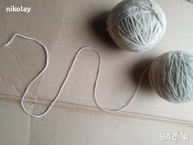 Прежда вълна 100 % истинска ретро