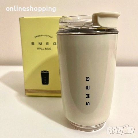 **НОВИ** Термо чаши SMEG Wall Mug – 240 мл, 2 налични цвята, снимка 6 - Чаши - 53115359