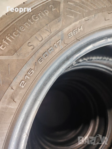 4бр.летни гуми 215/60/17 Goodyear, снимка 8 - Гуми и джанти - 54169019
