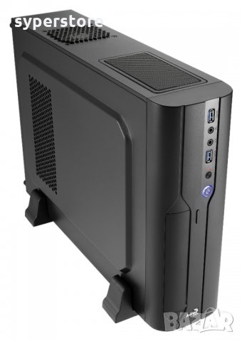 Кутия за компютър AeroCool PC04014.11 Черна Mini-ITX Slim Case, снимка 3 - Други - 33772395