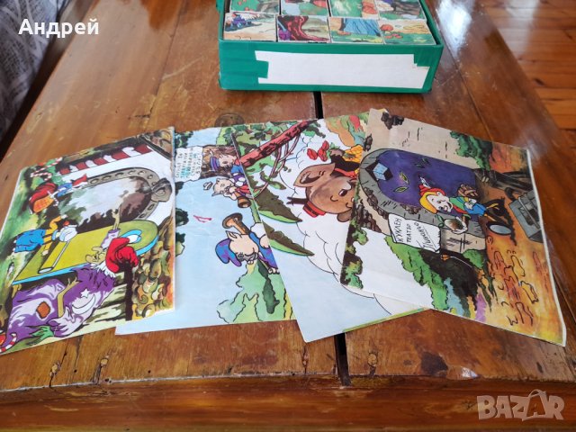 Стара детска игра с кубчета #6, снимка 3 - Други ценни предмети - 42840550