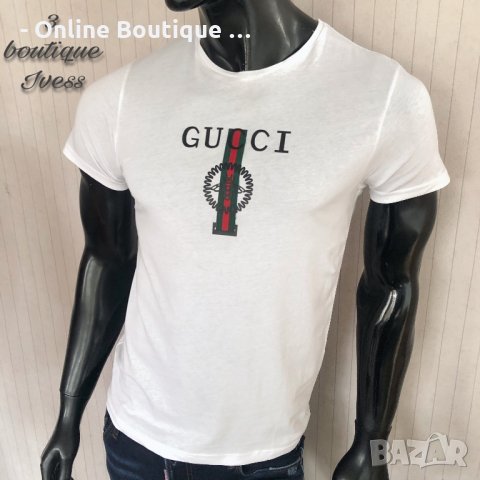 GUCCI мъжка тениска КОД 3, снимка 2 - Тениски - 31829735