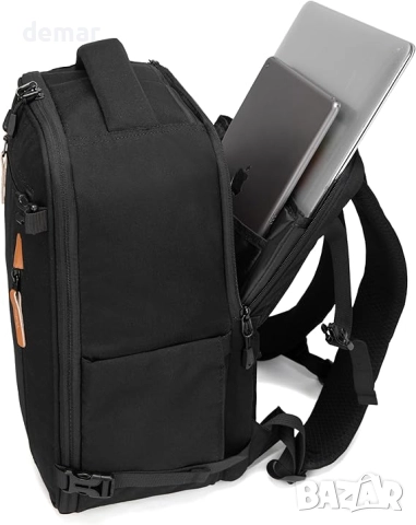 Раница за пътуване, подходяща за Ryanair, Wizz Air, EasyJet и Vueling, сива, 40 x 30 x 20 см, снимка 3 - Раници - 52454891